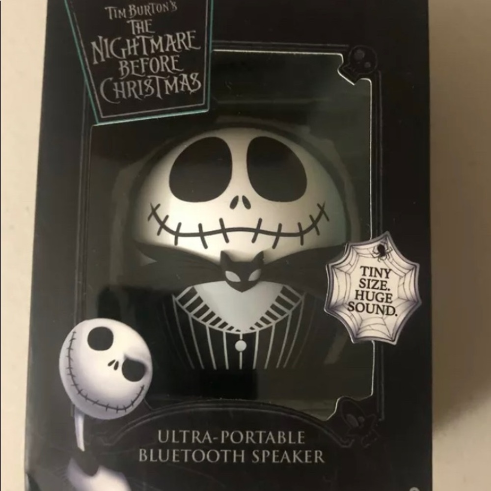 Jack Skellington Nightmare Before Christmas Bitty Boomers Bluetooth Speaker